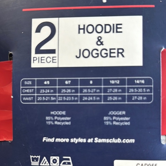 Champion Boys' Grey Hoodie & Jogger Set - Picture 5 of 6